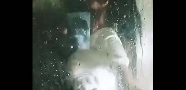  Poonam pandey taking shower in tranparents clothes